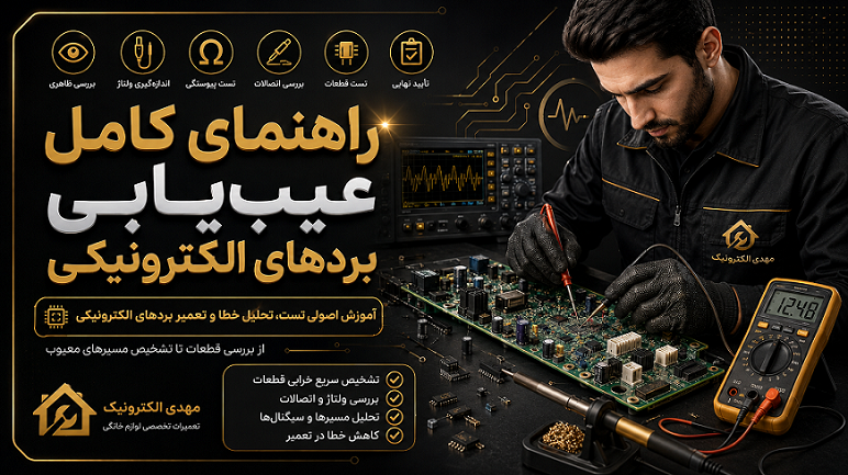 راهنمای کامل عیب‌یابی بردهای الکترونیکی